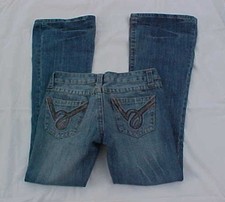 BeBe - Low-Rise, Flared - BEDAZZLED BACK POCKETS - Unworn WOMEN'S JEANS -SIZE 26