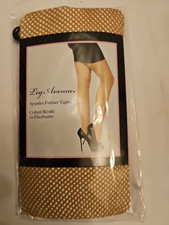 Womens Fishnet Pantyhose Nude/Beige Leg Avenue 9013 90-165 Lbs One Size