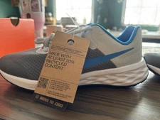Nike Revolution 6 GS 'Cool Grey Photo Blue' size 6Y