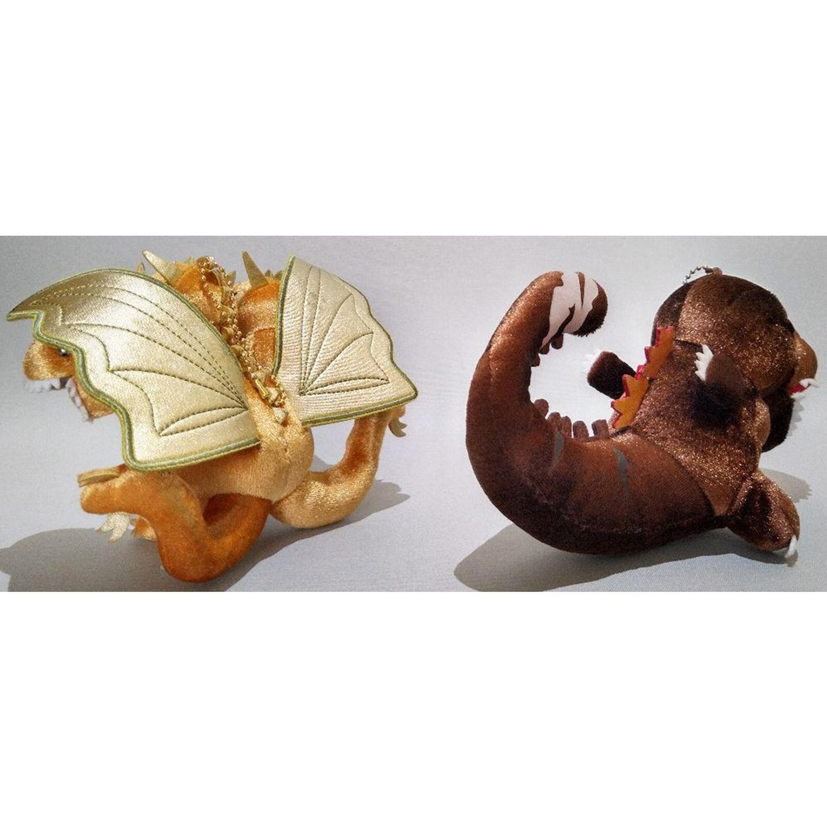 USJ Limited Godzilla & King Ghidorah Plush Mascot Key Chain