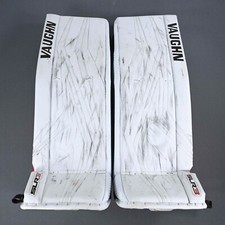 Vaughn SLR3 Used Hockey Goalie Leg Pads Pro Stock New Jersey Devils NHL Gillies