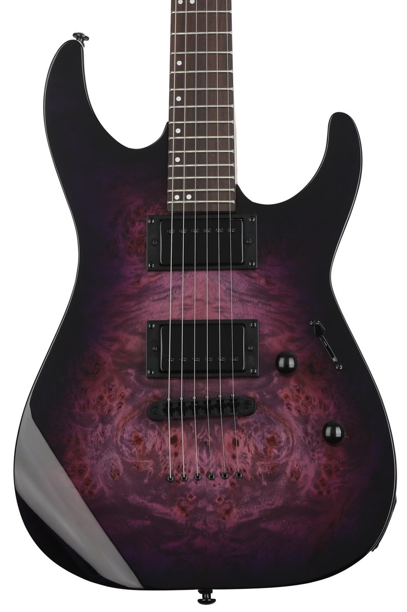ESP LTD M-200DX Transparent Purple Burst Electric Guitar ESP LTD M-200DX Transparent Purple Burst Electric Guitar