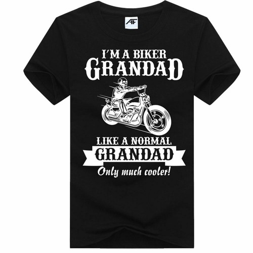 biker grandad tshirt