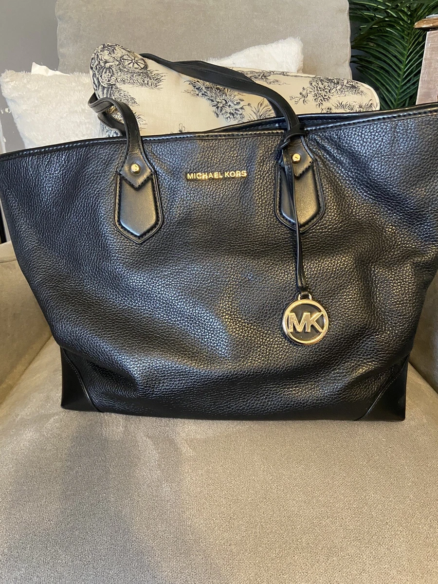 Michael Kors Jet Set Tote Bag Saffiano Leather Black