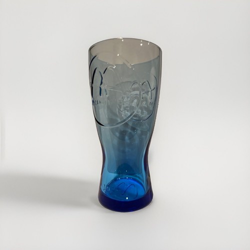 McDonald's Collectible Speedee 1961 Cobalt Blue Milkshake Glass, 6.5" Tall - Picture 4 of 9