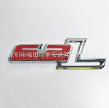 Red Chrome 6.2L Emblem Car Fender Side Badge Decal Stickers Trunk Rear 150