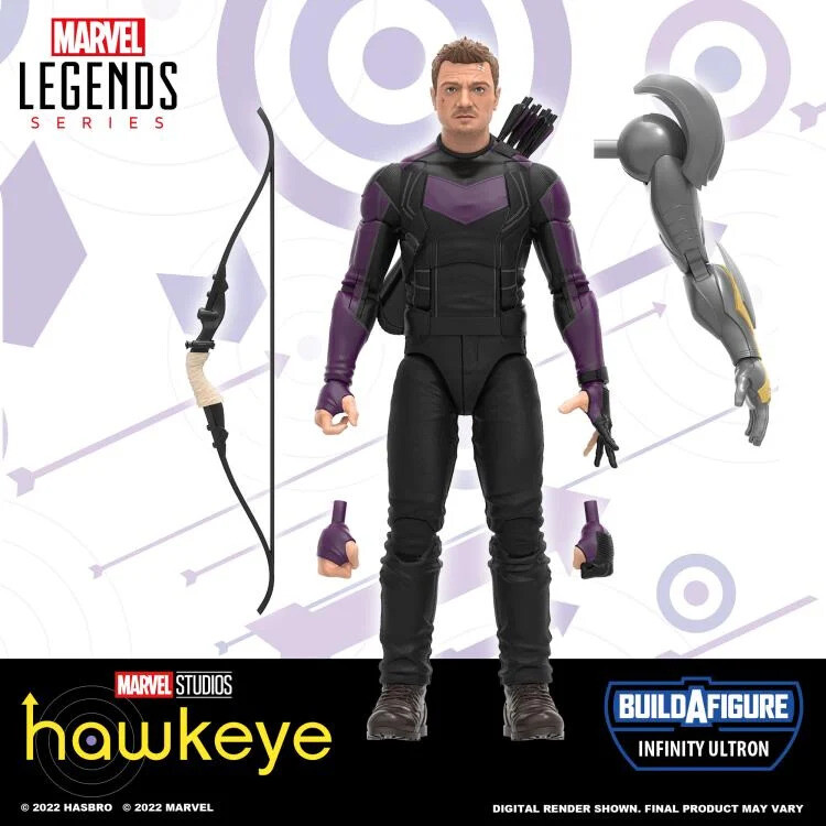 Marvel Legends Hawkeye with Infinity Ultron BAF Figure Available Now US Seller