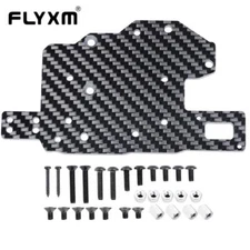 RC Carbon Fiber ESC Mounting Plate for 1/8 ARRMA KRATON 6S V4 V5 BLX TLR RC Car