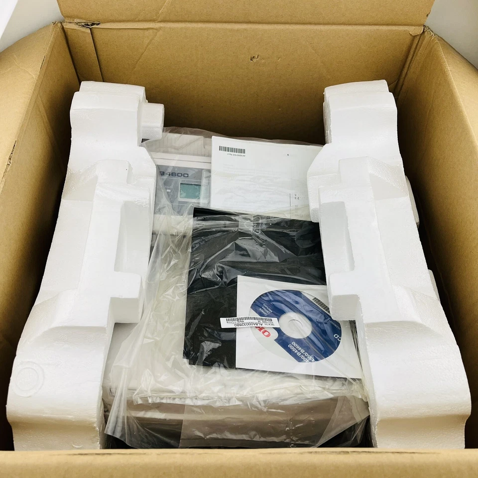 Untested OKI B4600 Digital LED Monochrome Printer White In Box - Image 2 of 4