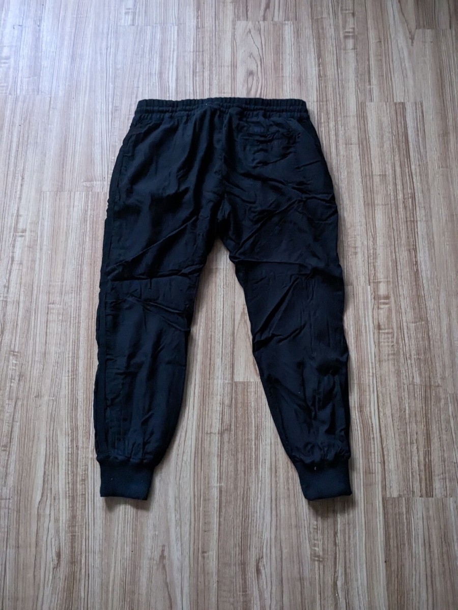 パンツ Haider Ackermann mixed material pants HAIDER ACKERMANN Sweatpants Joggers Black Women XL Cuff Designer