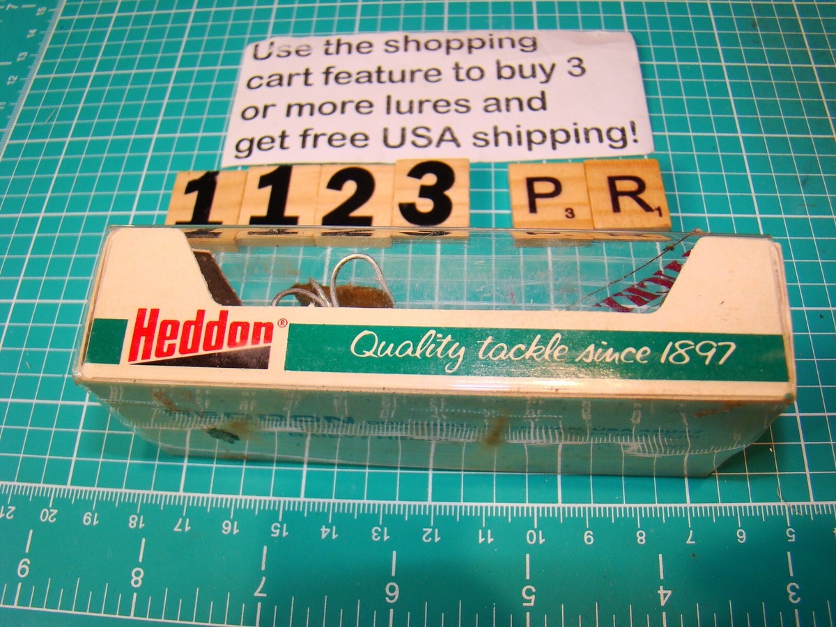 V1123PR HEDDON BABY LUCKY 13 FISHING LURE WITH BOX NIB | eBay