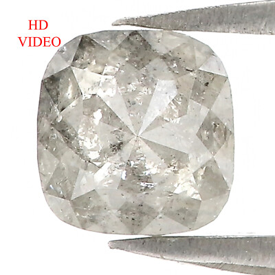 1.17 CT Natural Loose Cushion Shape Diamond 5.80 MM Grey Color Diamond QL6180