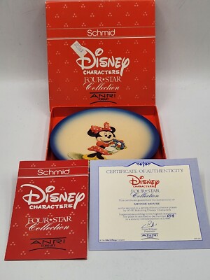 Vintage Schmid ANRI Disney Four Star Collection Minnie Mouse