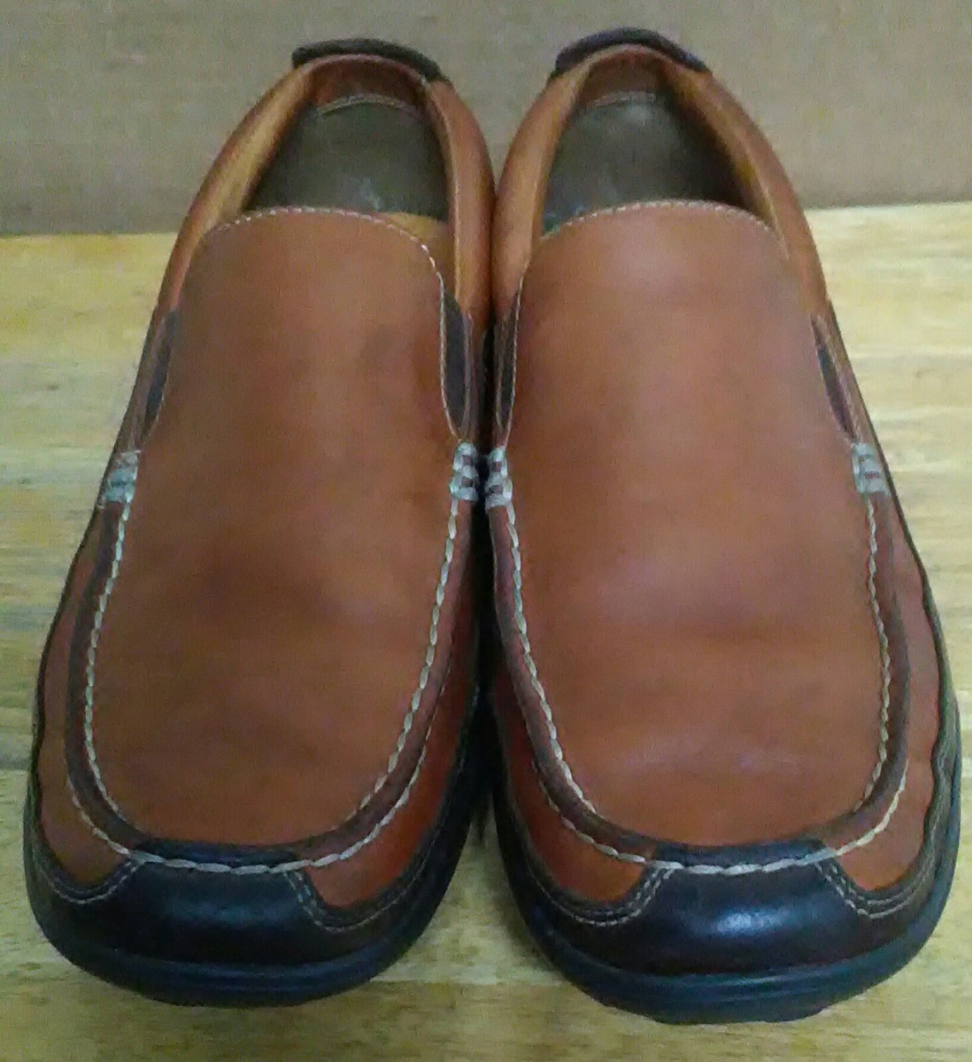 Cole Haan Tucker Venetian Brown Leather Slip On Loafer Size  display picture 1