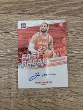 2022-23 Panini Optic Fast Break Signatures Tyrese Martin Rookie RC Hawks Auto