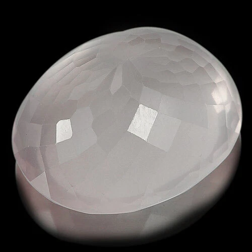 Rose Pink Quartz 37.44 Ct. VVS Oval Shape 24 x 20 Mm. Natural Gemstone Brazil - Image 3 of 4