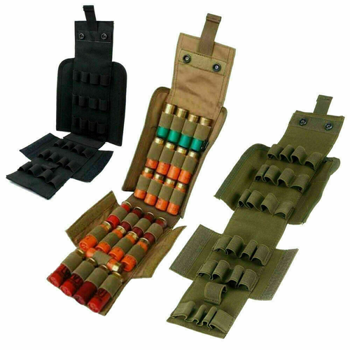 Tactical 25 Round 12Gauge Shell Holder Magazine Pouch Ammo Bag Cartridge Carrier - Picture 2 of 23