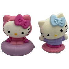 Lot of 2 Sanrio Hello Kitty Winter Snow McDonalds Happy Meal Toys 2011 Pastel