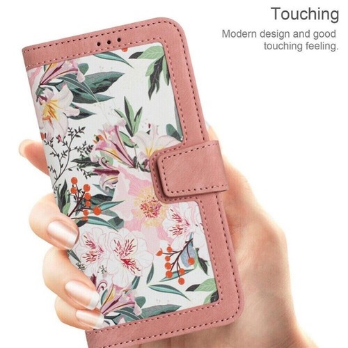 Fr iPhone 16e 16 15 14 13 12 11 Pro Max XR 8 Plus Wallet Case Flip Leather Cover - Picture 50 of 89