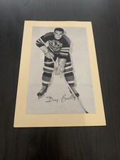Price Reduced - 1948-1949 BeeHive Hockey Photo - Doug Bentley