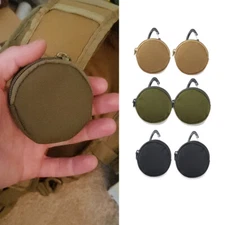 2pcs Coin Pouch Holder Tactical EDC Small Keychain Coin Purse 3 Colors Hiking