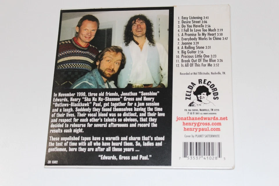 Edwards Gross & Paul CD Oop Signed Auto Signature Autograph The Vereens HTF Rare Foto 4 de 4