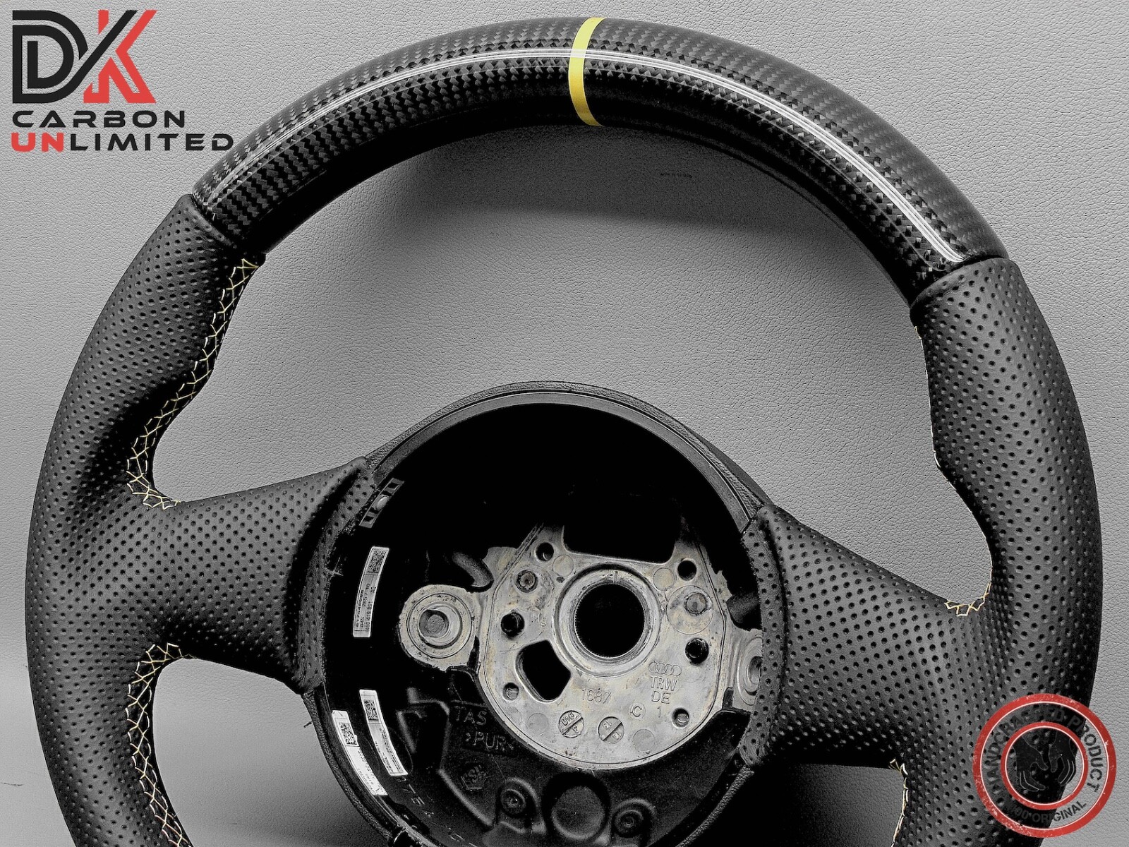 2011 2014 Lamborghini Gallardo LP550 LP560 LP570 Yellow Carbon Steering Wheel