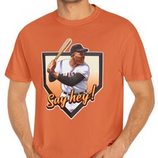 San Francisco Giants Willie Mays Say Hey  Unisex Garment-Dyed T-shirt