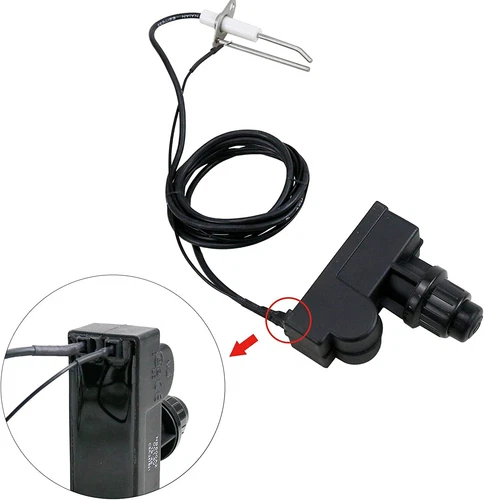 Push Button Ignition Kit for Fire Pit Gas Burner,2 Outlet with igniter Leads - Picture 7 of 11