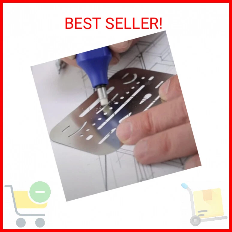 Alvin, 3298, Stainless Steel Erasing Shield, .005" Flexible Stainless Steel Foto 2 de 2