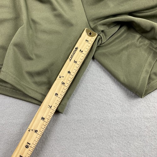 Adidas Shorts Mens XXL Green Train Essenstials Big Logo 7 Inseam Camo Logo - Picture 8 of 10