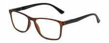 Geoffrey Beene GBR001 Mens Reading Glasses Tortoise Havana Brown Gold Black 53mm