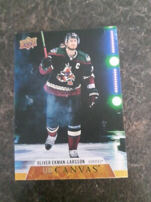 Upper Deck 2020-21 Series 1 Canvas Oliver Ekman Larsson Card# C4