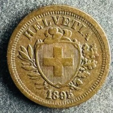 1 centesimo 1895 B Svizzera KM#3 K120624E