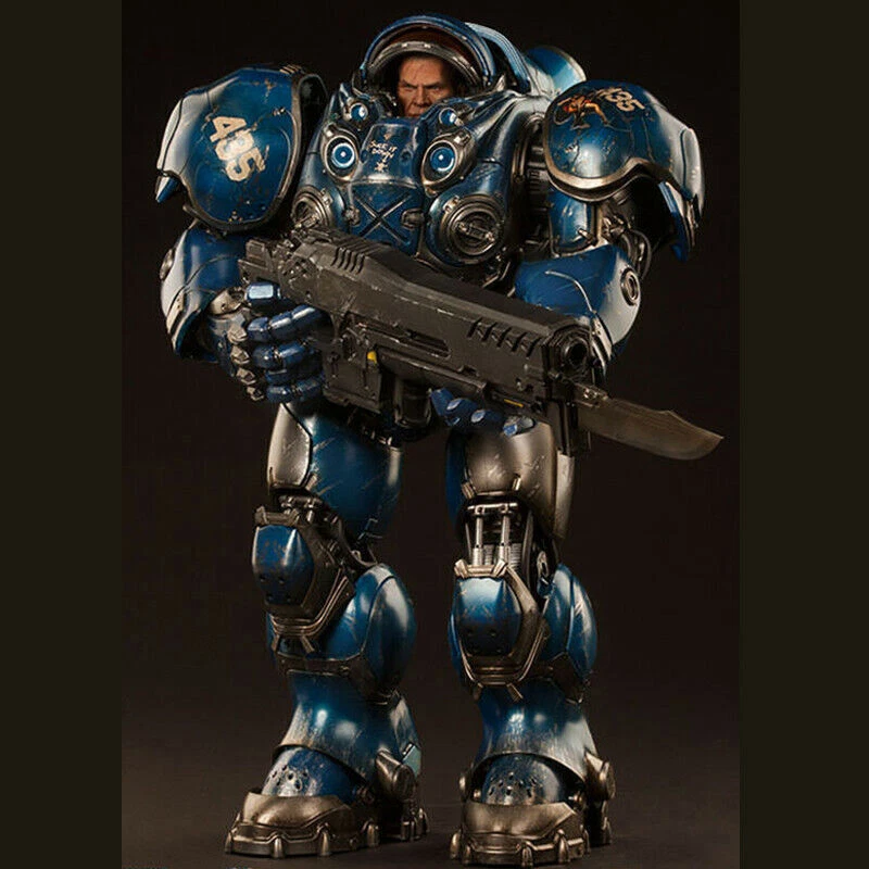 Figura de acción Starcraft2 Tychus Heroes of The Storm Blizzard Warcraft modelos 9" Foto 3 de 4
