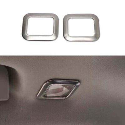 2pcs For Ford Focus ST RS 2019-20 Silver Titanium Rear Reading Light Cover Trim