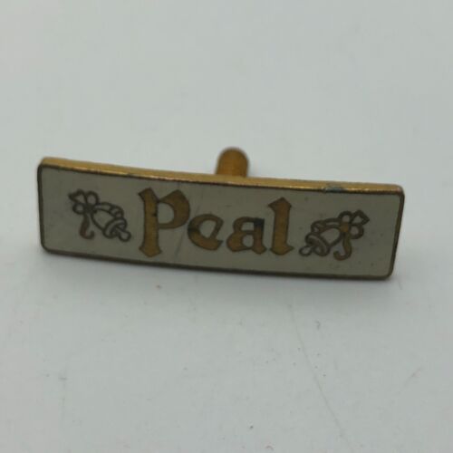 Unbekannt Vintage PEAL Schraubrücklauf Abzeichen Revers Pin Glocken Emaille Mystery Help G2 - Bild 1 von 12