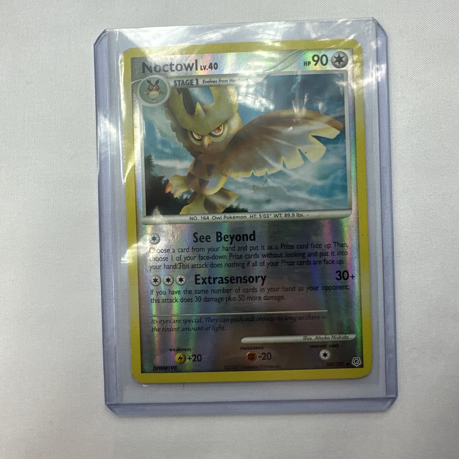 Noctowl 34/130 Diamond and Pearl Reverse Holo