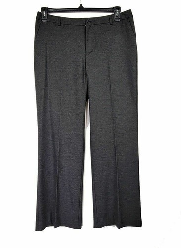 Coldwater Creek Natural Fit Women's Gray Dress Pants straight leg Stretch Sz 12