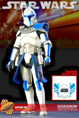 Sideshow Star Wars CAPTAIN REX PHASE 1 ARMOR (Clone Wars) 12'' 21871 NEU VERSIEGELT