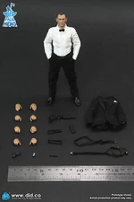 New DID XT80018 1/12 MI6 Agent James 6" Soldier Action Figure Model Toy Gift
