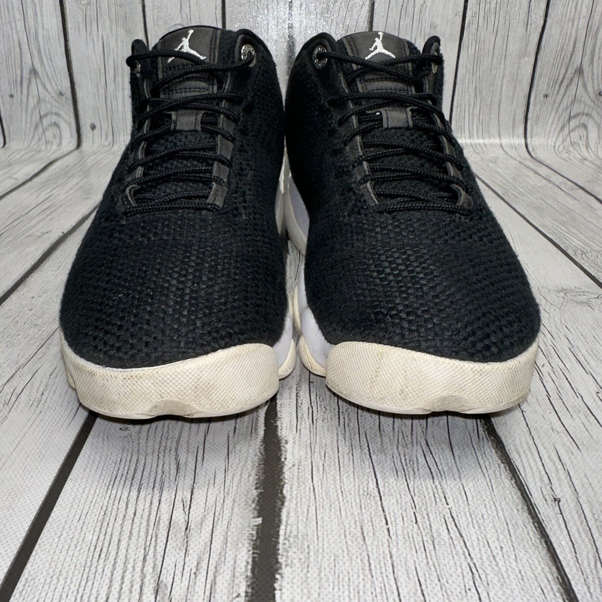 Size 9.5 Nike Mens Air Jordan Horizon Low Black Shoes Size 9.5 Nike Mens Air Jordan Horizon Low Black Shoes