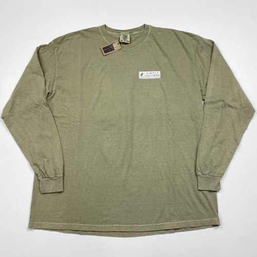 NEW! Men’s Simply Southern Long Sleeve T-Shirt Size 2XL W/Tags - 第 1/4 張圖片