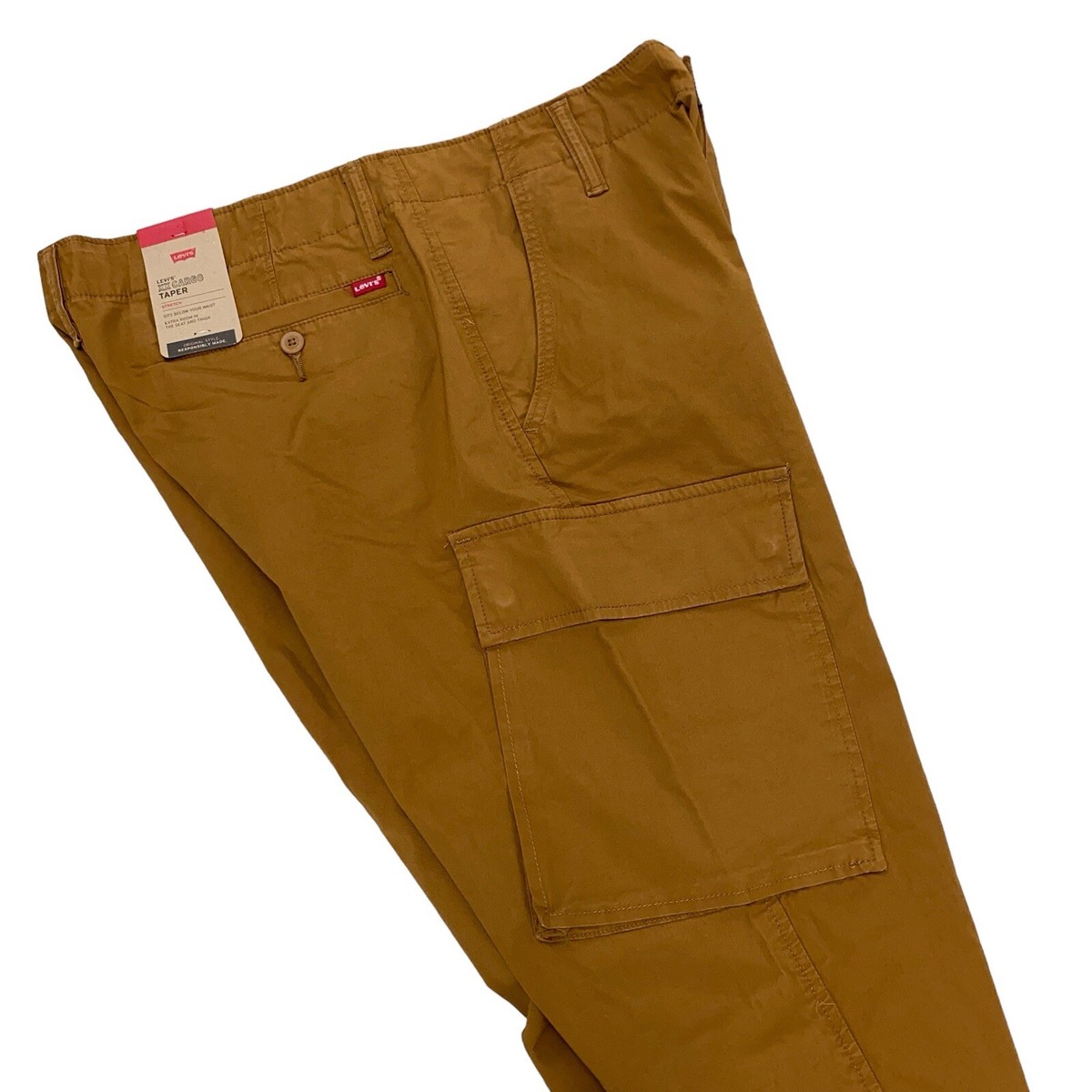 Levi's XX Cargo Tapered Woven Pants Stretch 'Dark Ginger Poplin