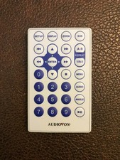 Audiovox 13642300 Portable DVD Player Remote Control Gray