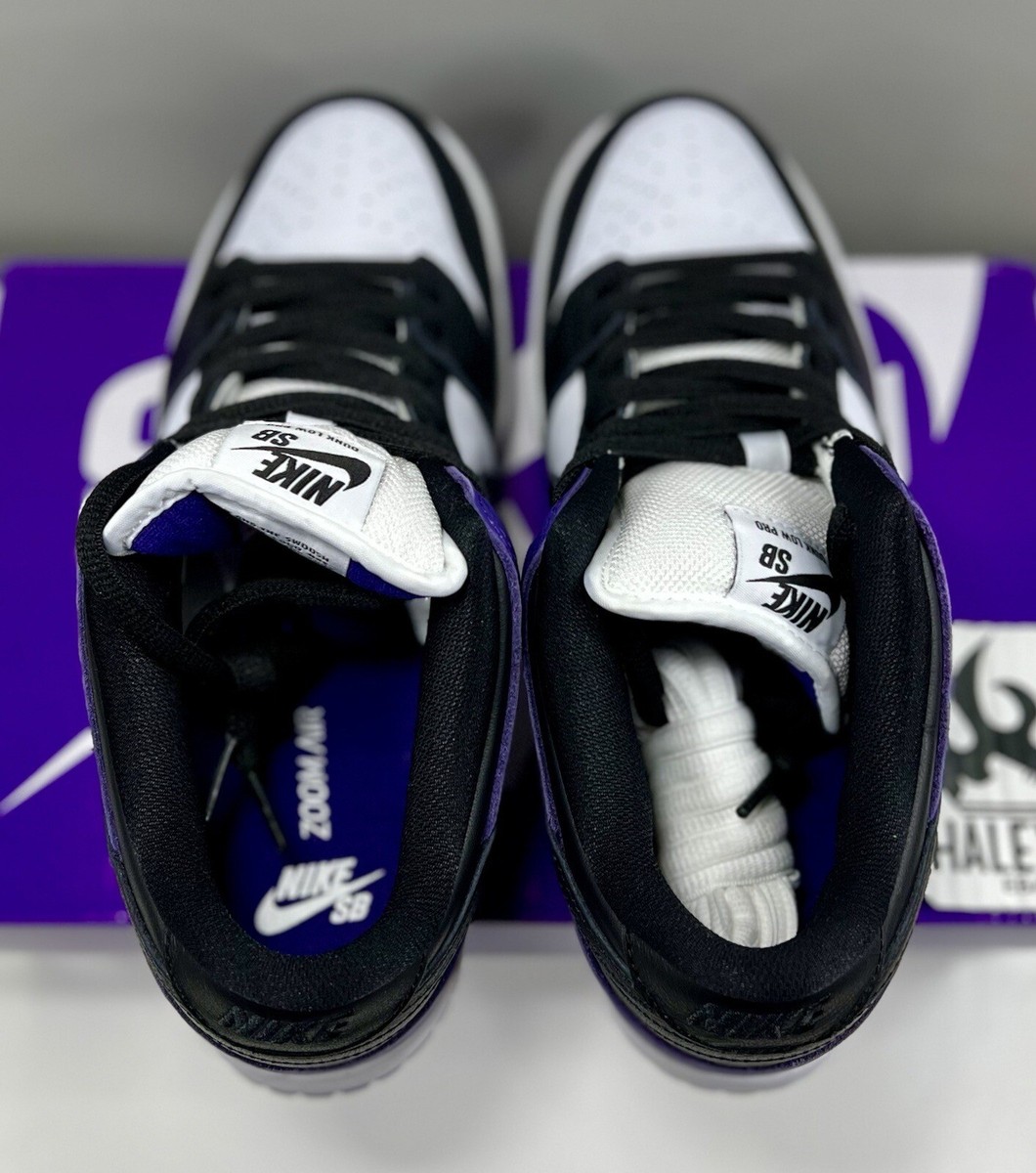 靴 26cm Nike SB Dunk Low Pro Court Purple Nike SB Dunk Low Pro Court Purple | Mens 12 | Black White