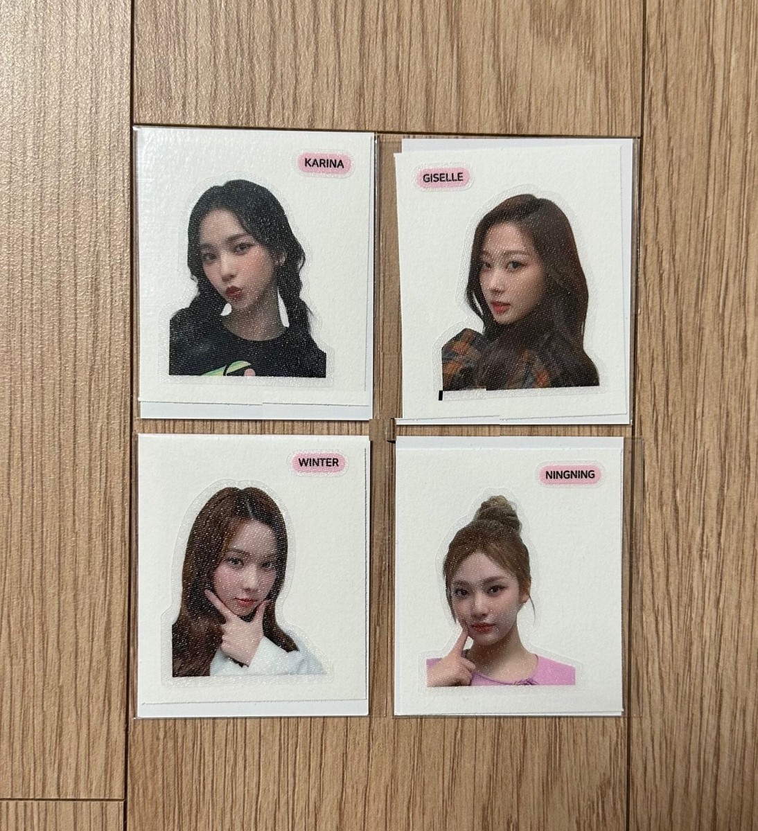 EVERLAND x SMTOWN SEASON.1 Official aespa 띠부띠부씰 (Random