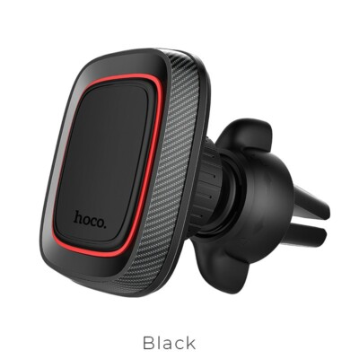 Hoco Magnetic Gear Car Phone Holder Dashboard 360 Rotation With Mounting Plate