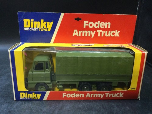 Foden Army Truck 668 Die-Cast Model Military DINKY Toys 1:43 Scale R19