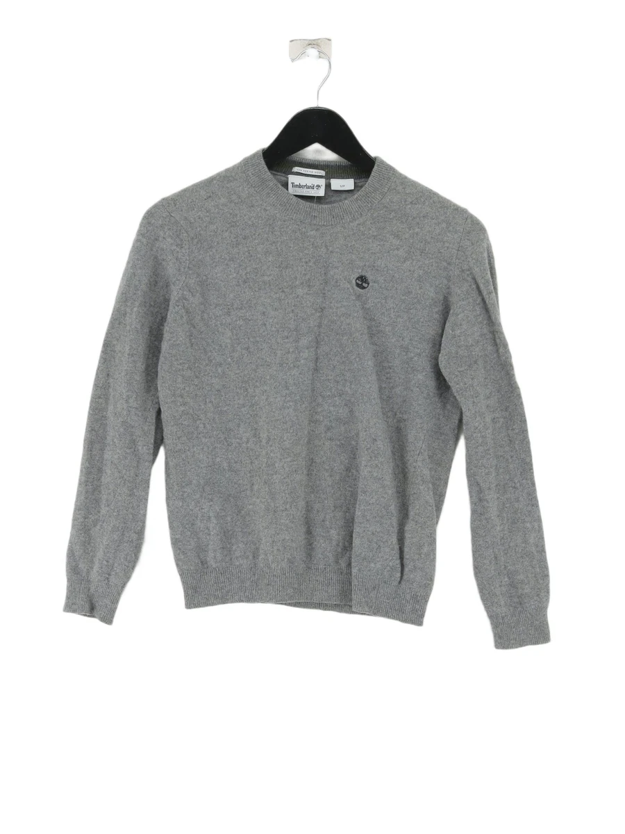 Grey timberland jumper cheap